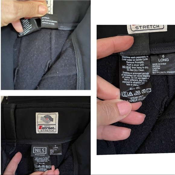 NILS Jan Ski Pants in Black 6 Long - Picture 12 of 12